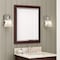Alaterre Furniture 24" Beveled Bath Vanity Mirror, Espresso AMIR00P0 - alternate 3